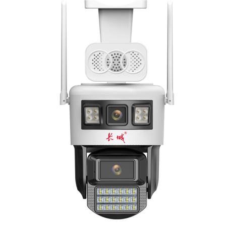 【终生免流量】长城P603-4G 瑧全彩 双目800万 枪球联动 人形跟踪 语音对讲